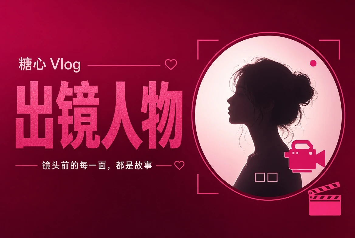 糖心Vlog出镜窗主题视觉